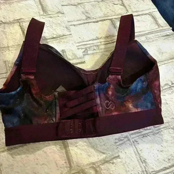 Women’s Calia by Carrie Underwood Purple Galaxy Sports Bra Size XS - Picture 2 of 4
